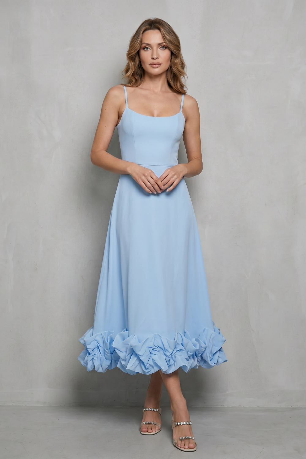 melisandre high neck midi dress ASTR