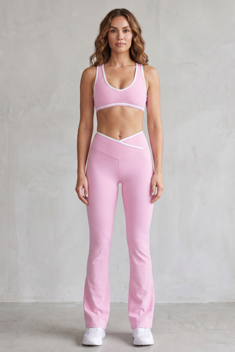 Aurelia – Sculpting contrast trim – Activewear set