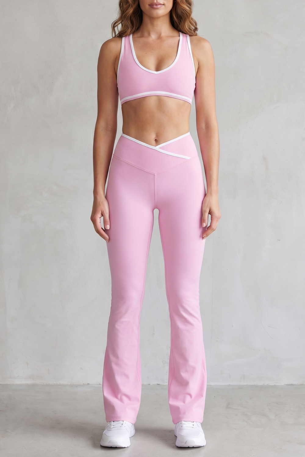Aurelia – Sculpting contrast trim – Activewear set