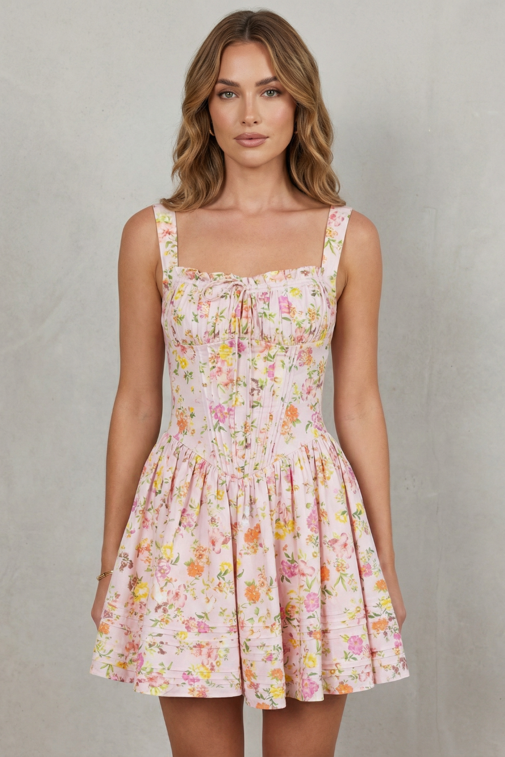 Avellina – Soft floral charm – Mini dress