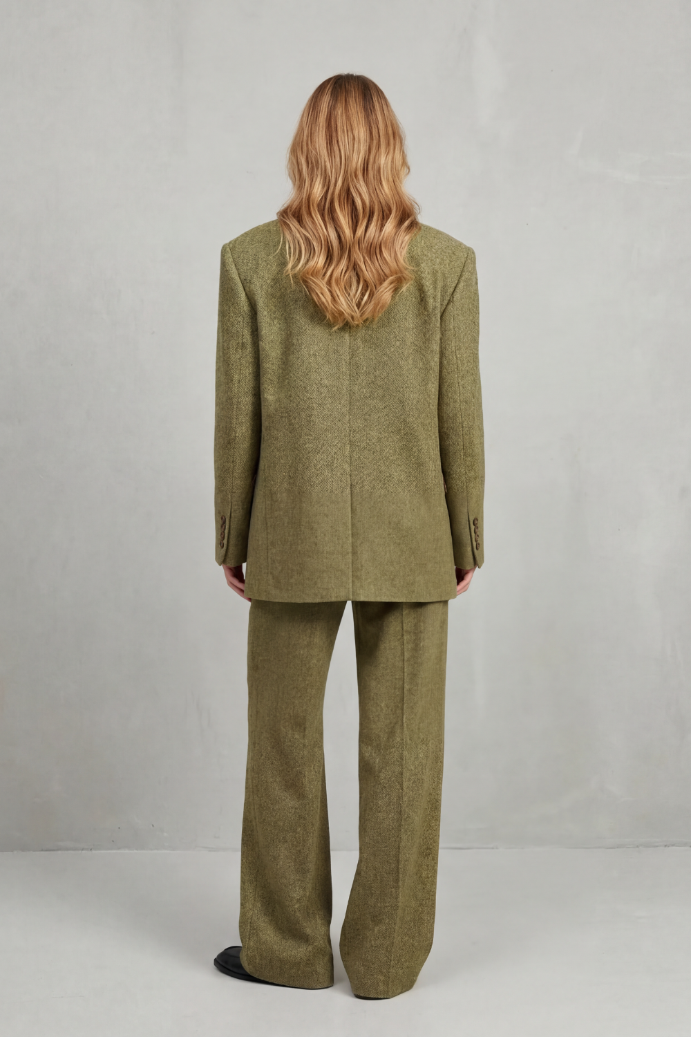 Brenda – Timeless Tailored Set – Structured Blazer & Wide-Leg Trouser