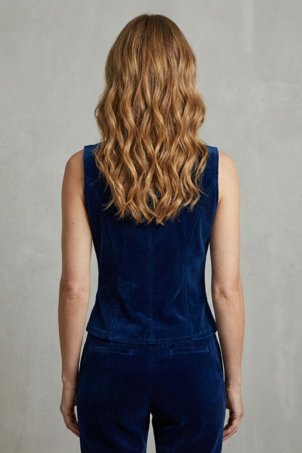 Cavallure – Double-breasted cut – Velvet military vest