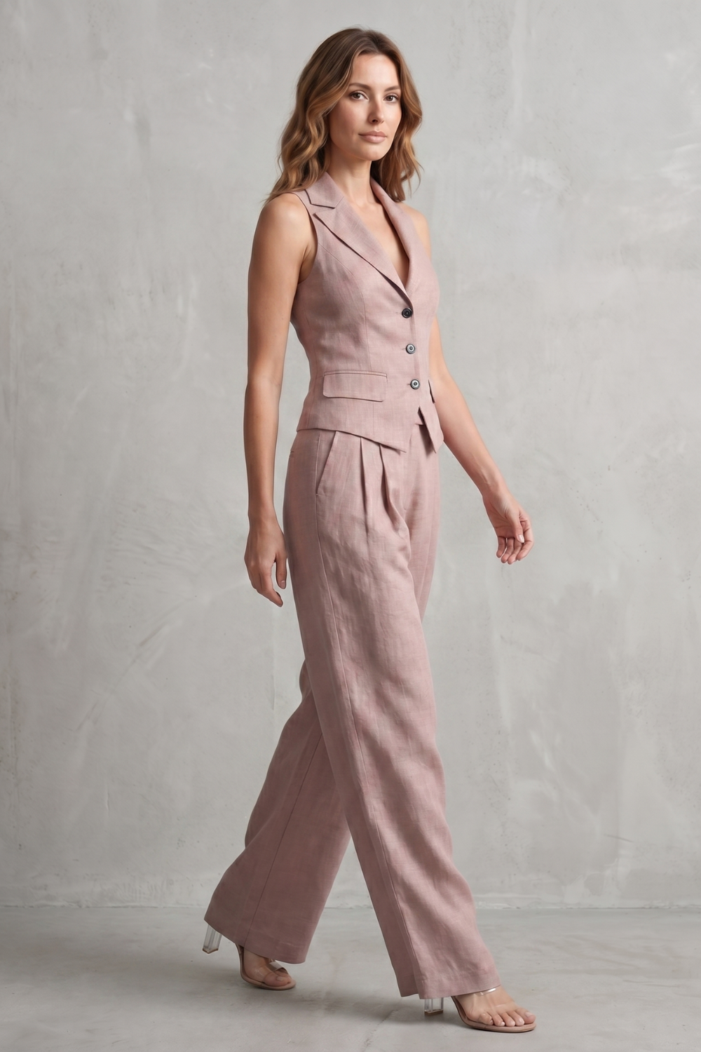 Élarique – Tailored elegance – Two-piece trouser set