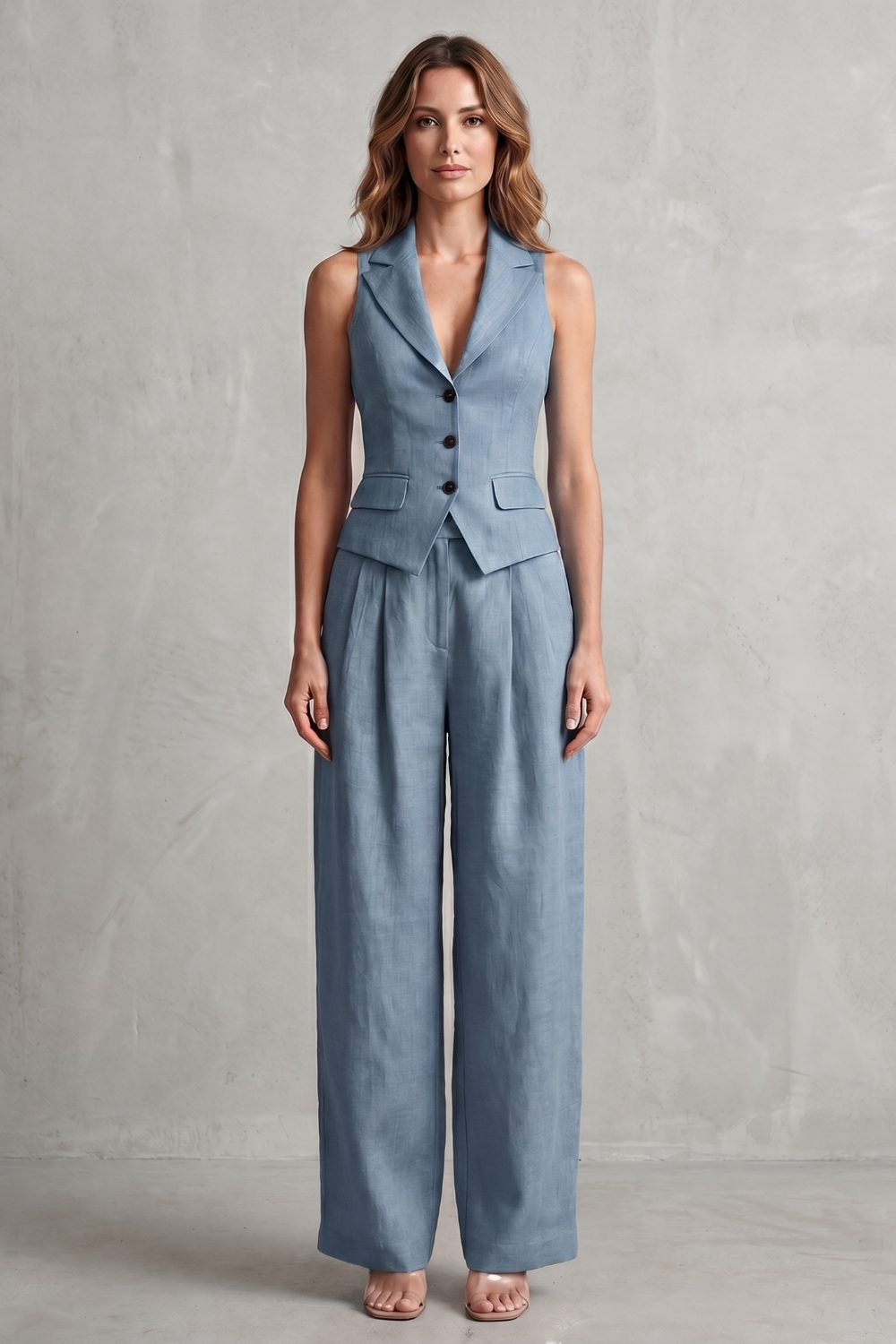 Élarique – Tailored elegance – Two-piece trouser set