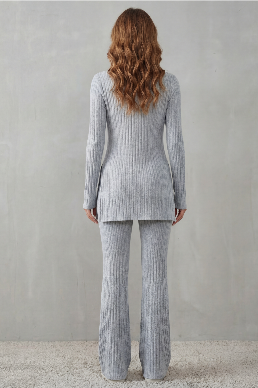 Elisianne – Ribbed elegance – Knit lounge set