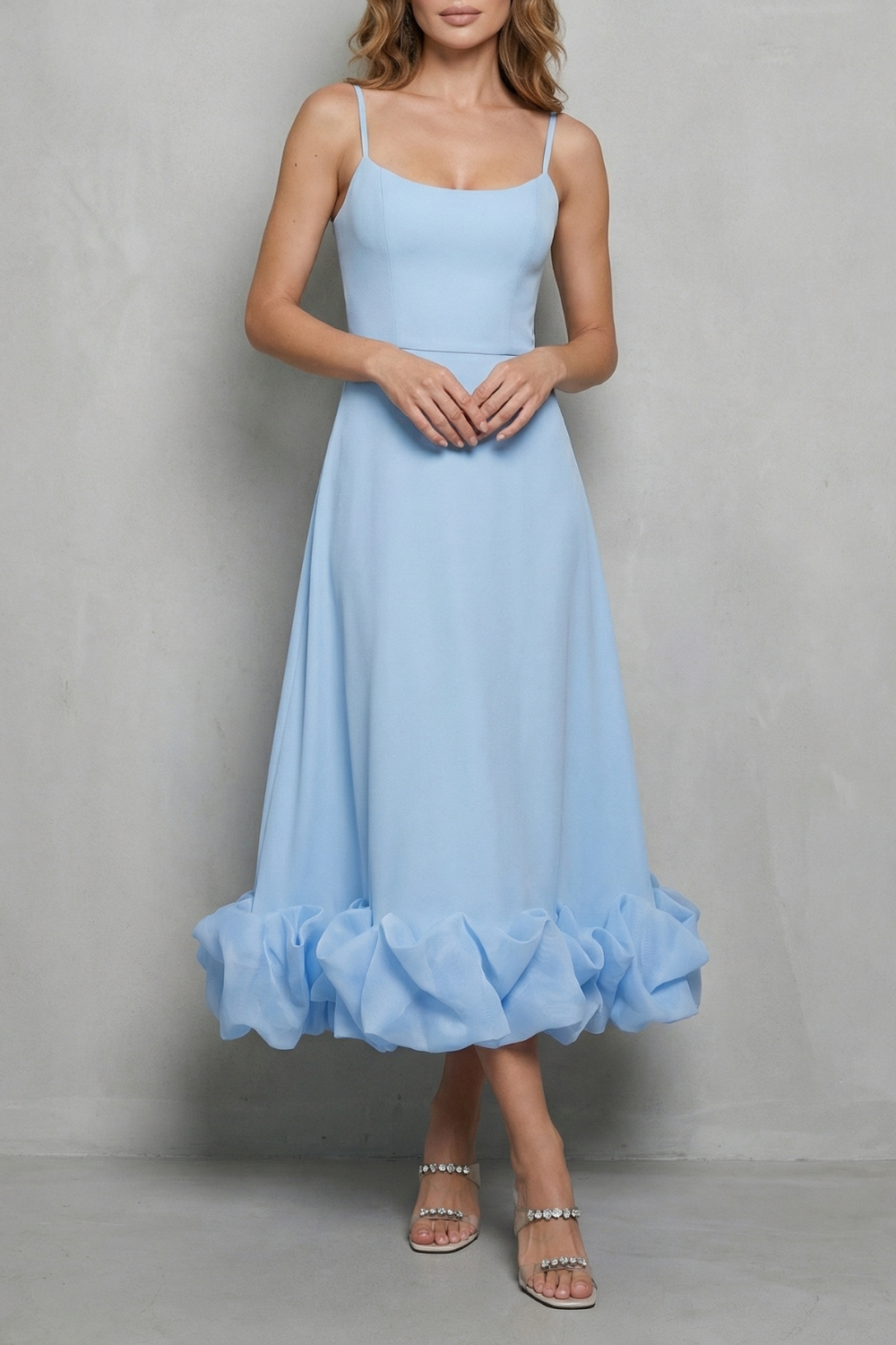 Florvia Contrast floral elegance Maxi dress Florvia Contrast floral elegance Maxi dress