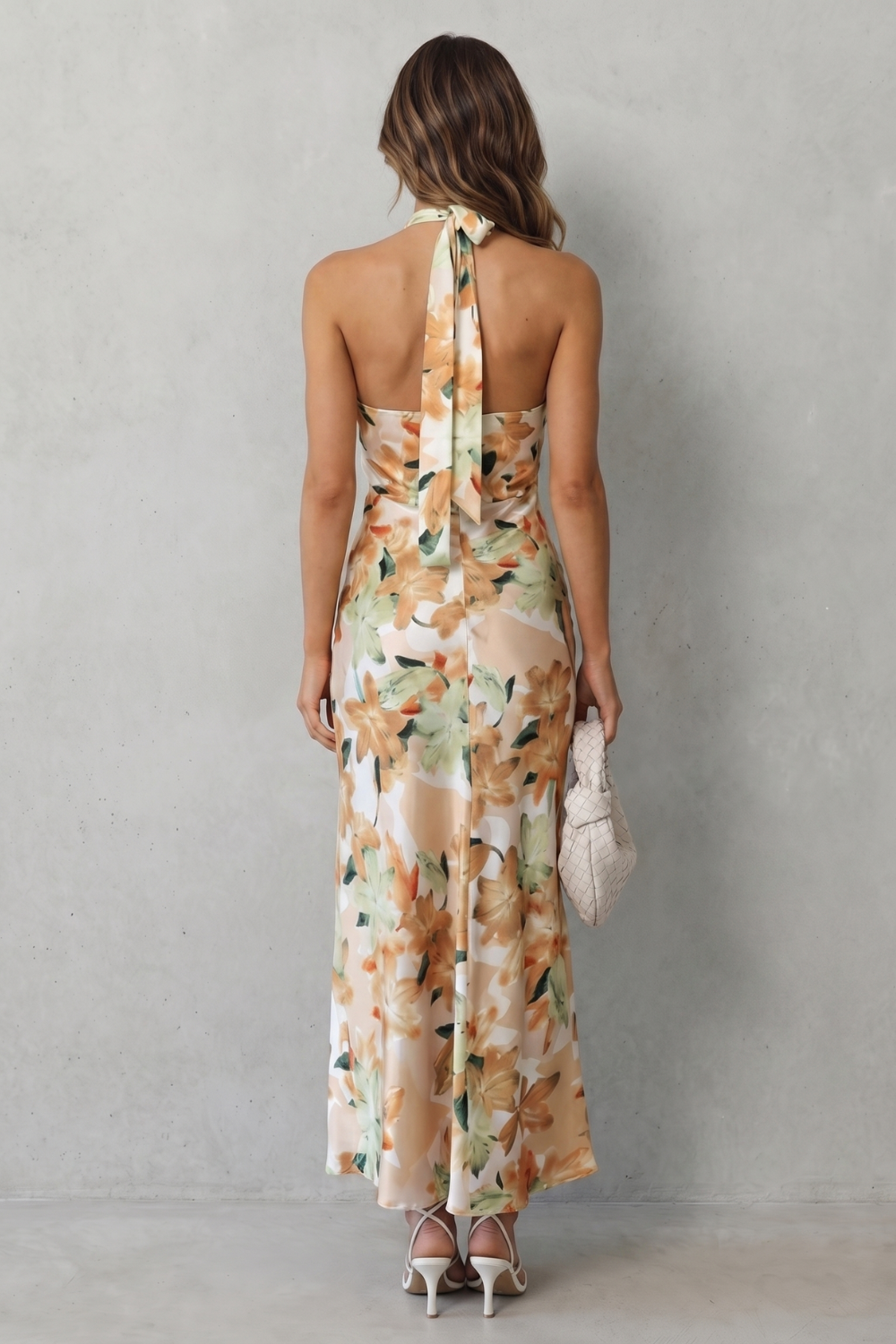 Emberelle – Floral halter elegance – Maxi dress
