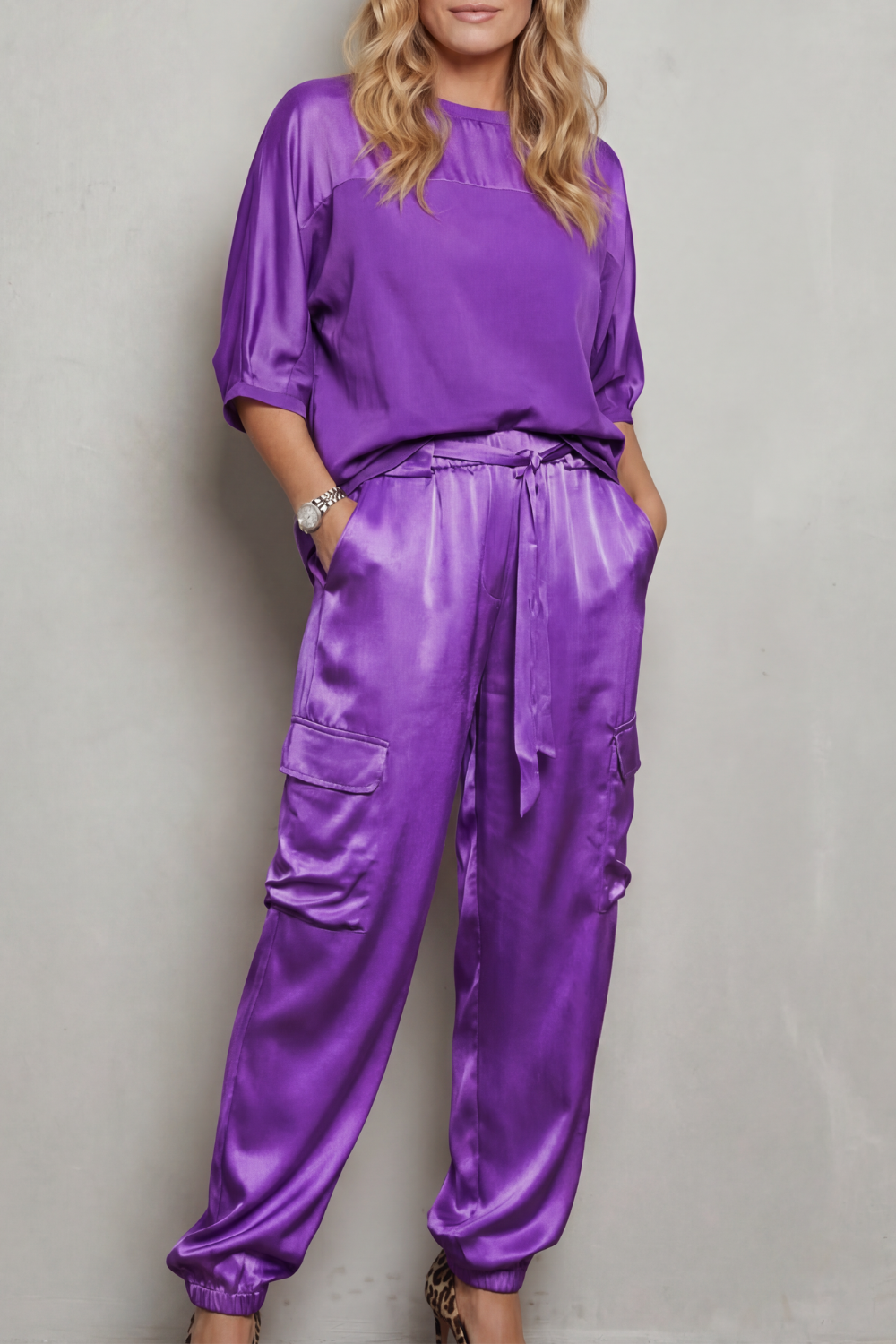 Finley – Silky Cargo - Lounge Set