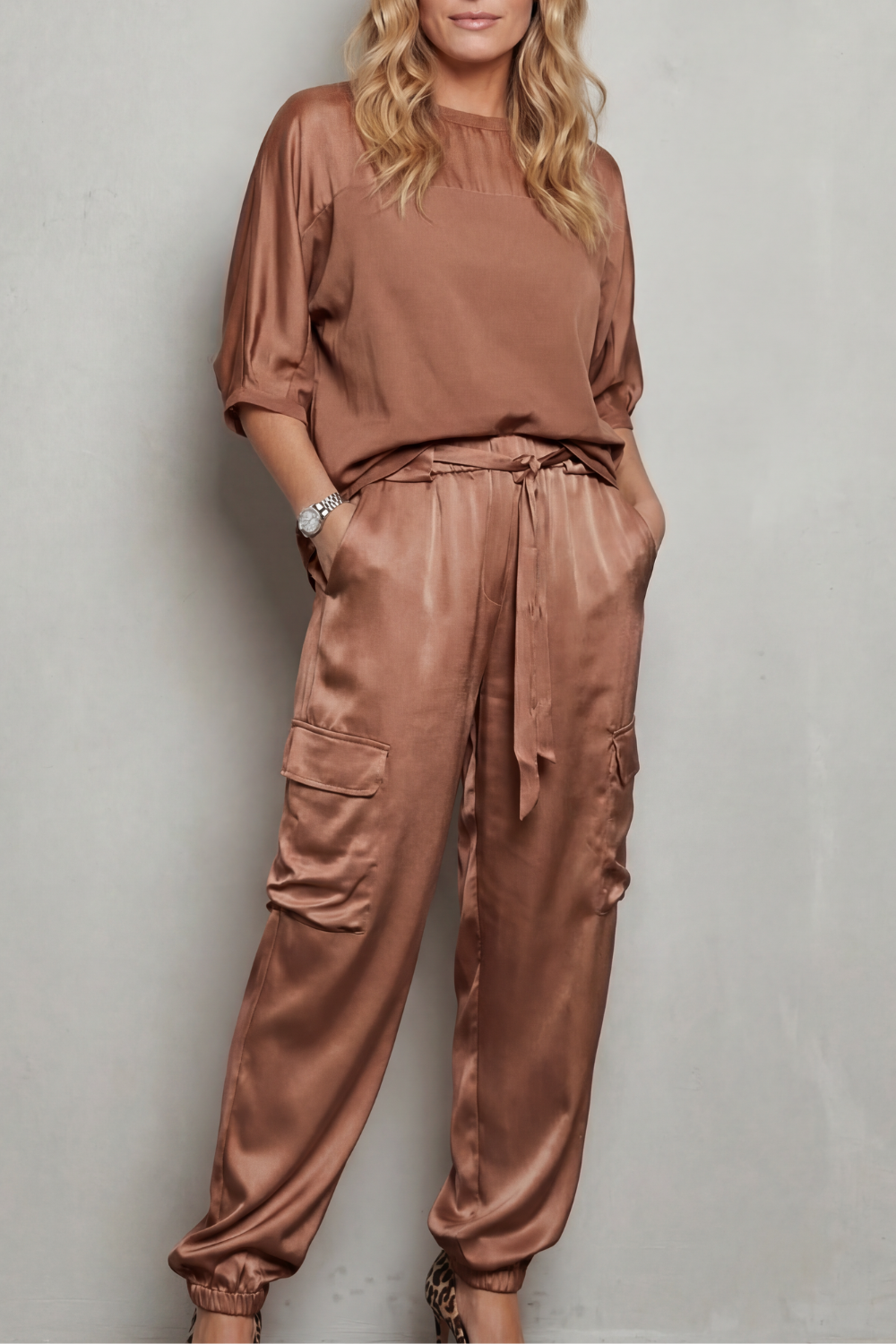 Finley – Silky Cargo - Lounge Set