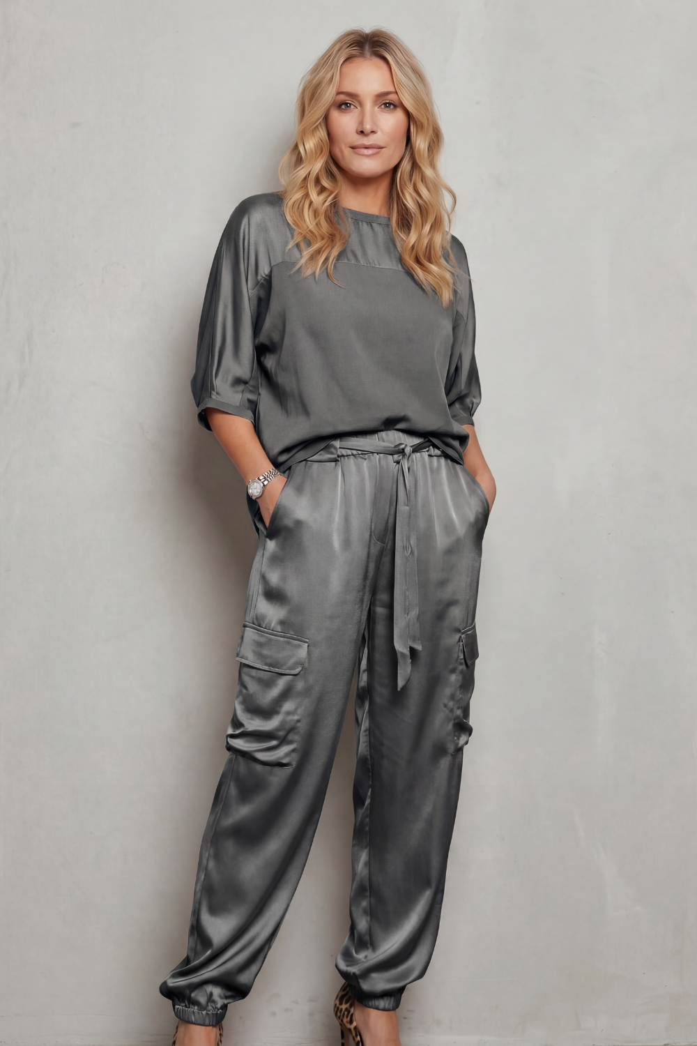 Finley – Silky Cargo - Lounge Set