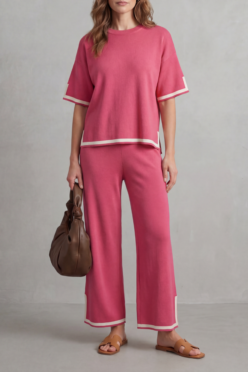 Jeah – Chic Contrast Trim – Lounge Set