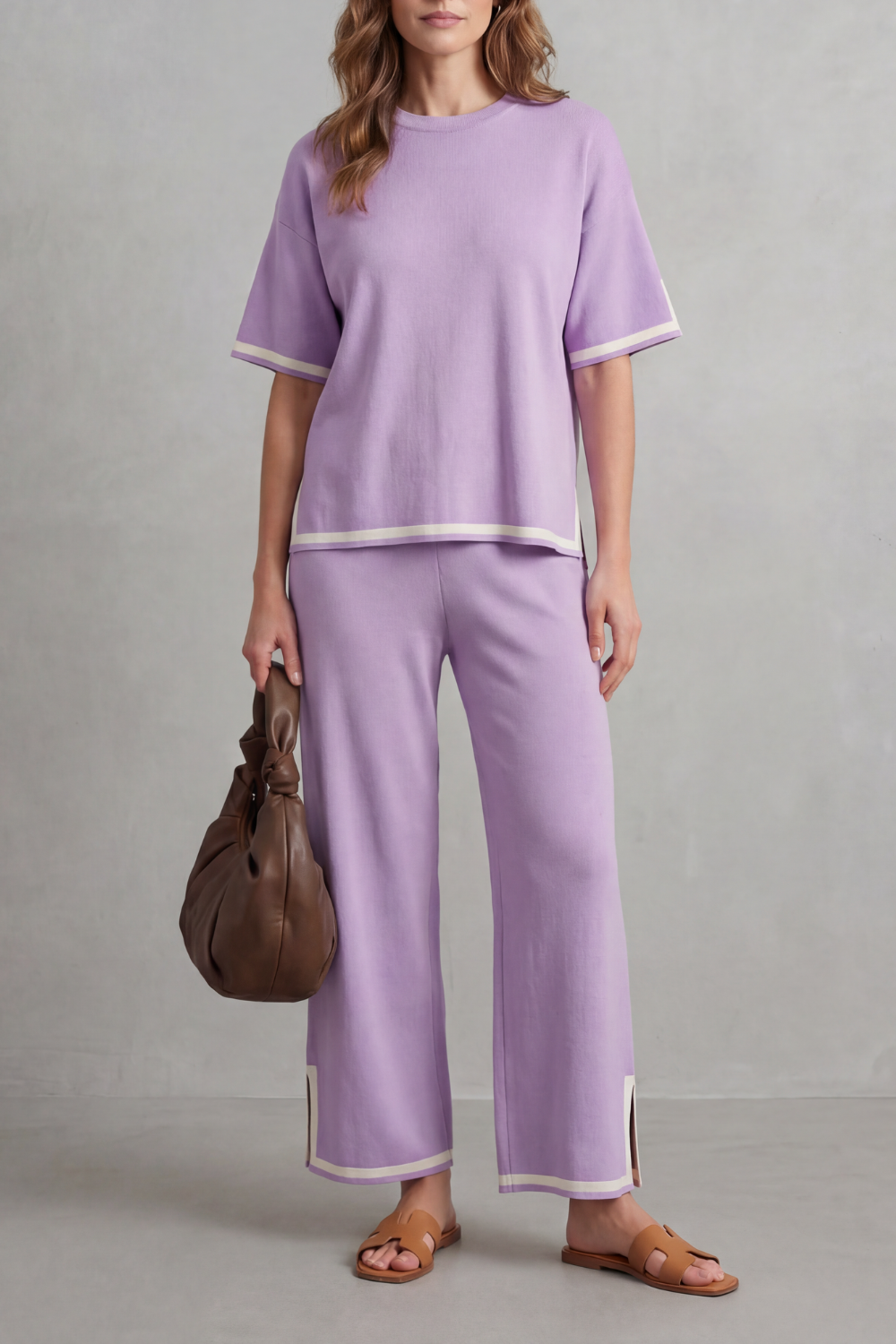 Jeah – Chic Contrast Trim – Lounge Set