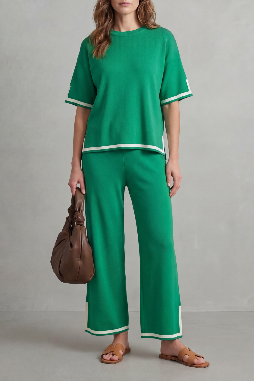 Jeah – Chic Contrast Trim – Lounge Set