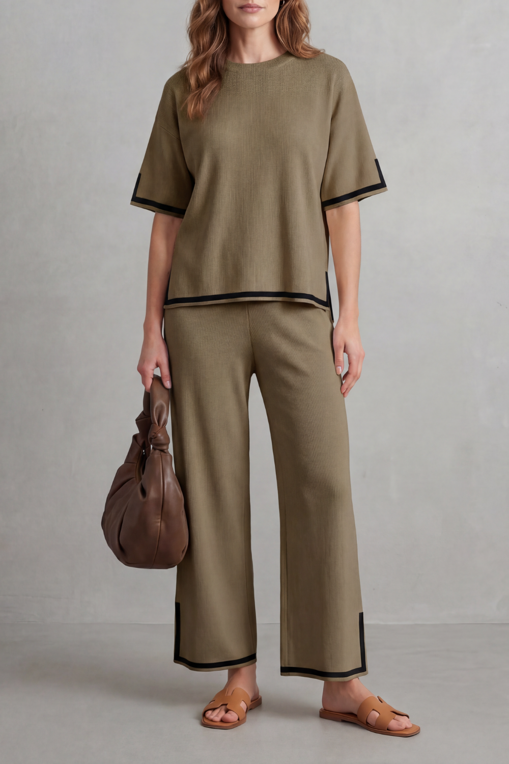 Jeah – Chic Contrast Trim – Lounge Set