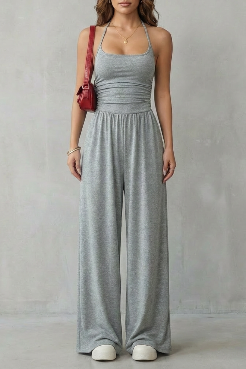 Lunarra – Double strap fit – Wide-leg jumpsuit