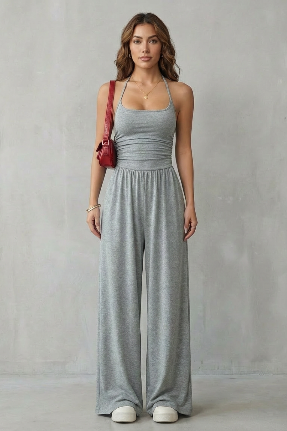 Lunarra – Double strap fit – Wide-leg jumpsuit