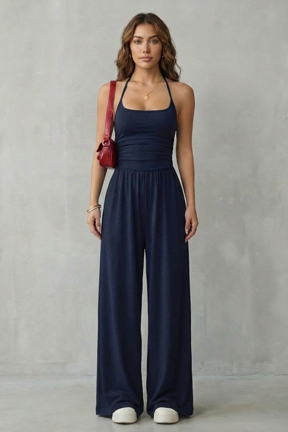 Lunarra – Double strap fit – Wide-leg jumpsuit