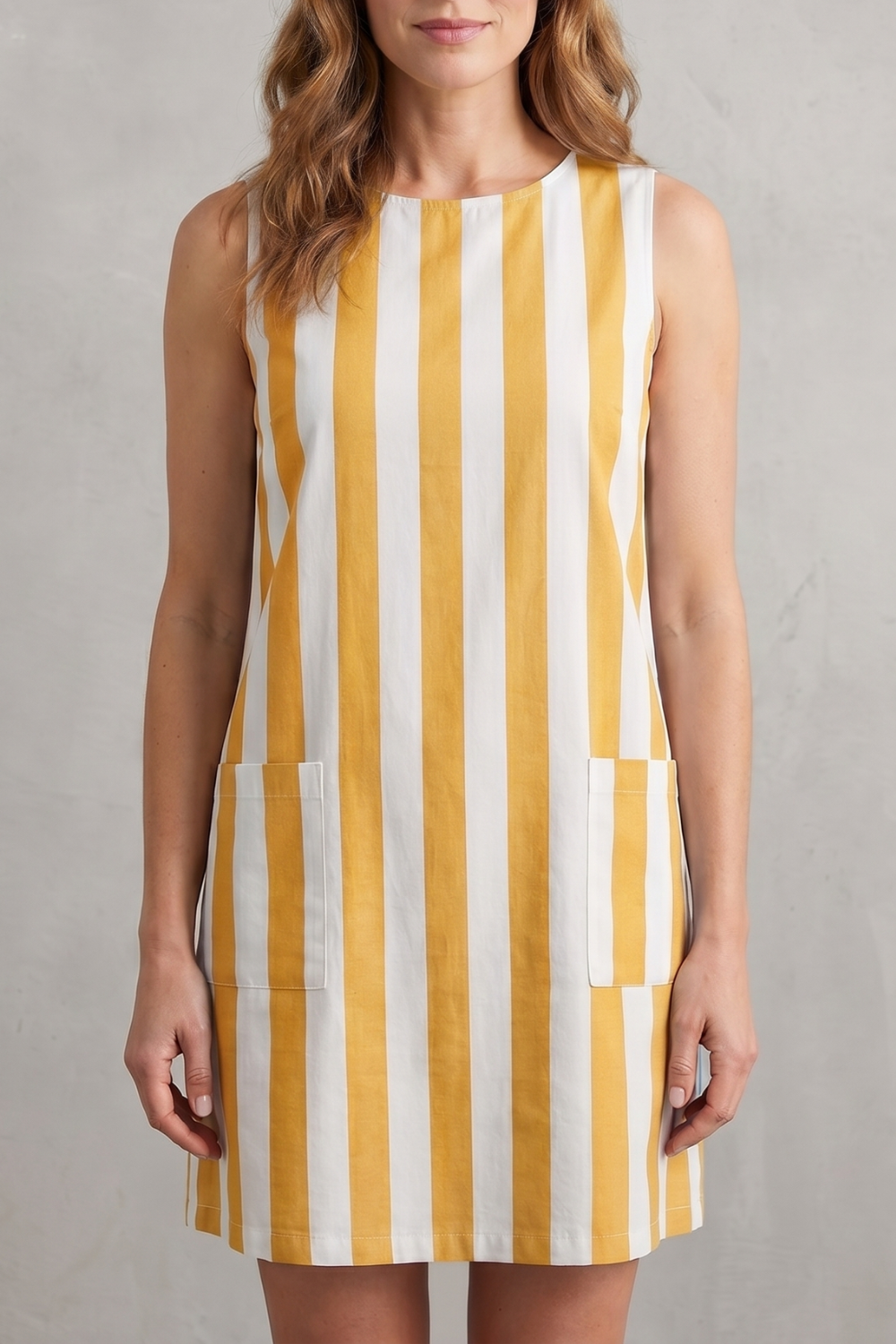 Marivelle – Monochrome striped charm – Mini dress