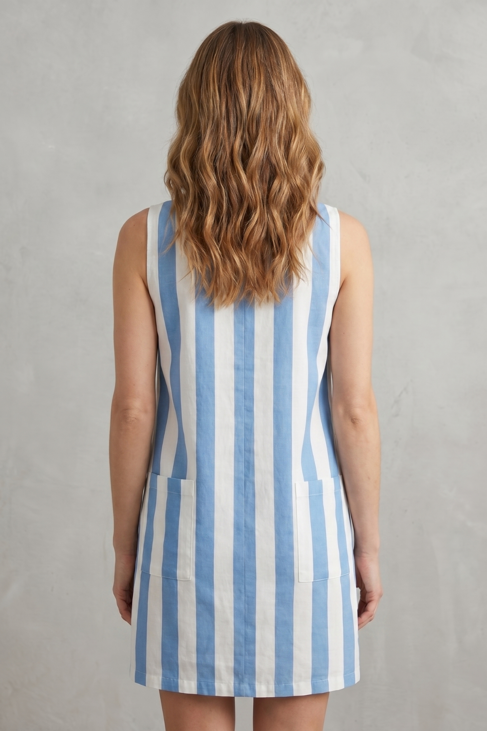 Marivelle – Monochrome striped charm – Mini dress