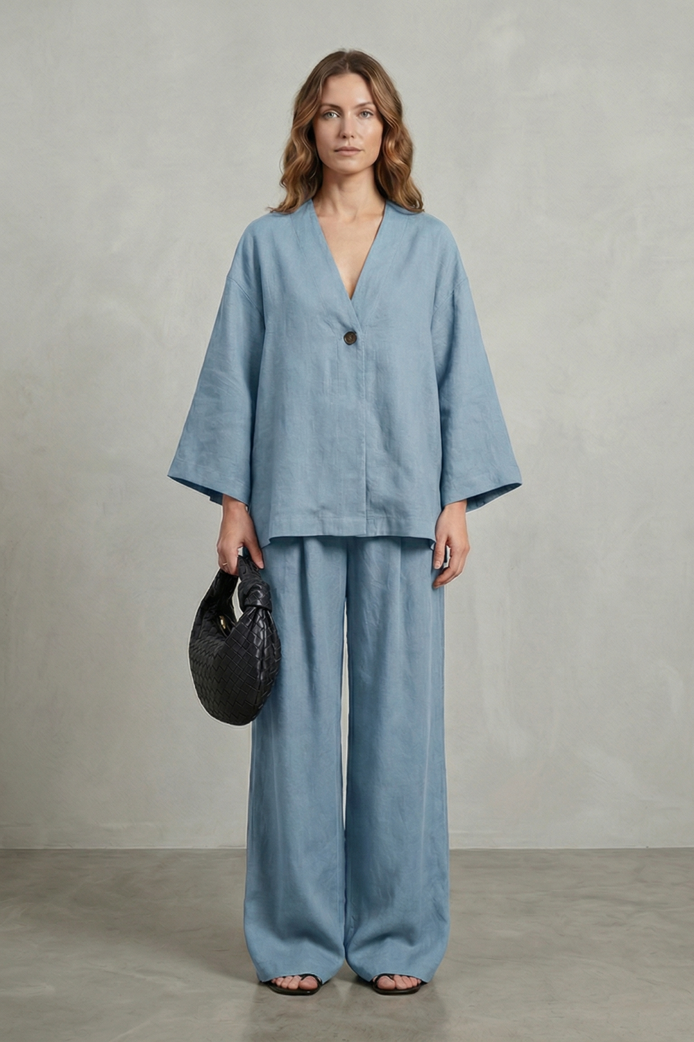 Morvella – Relaxed wrap silhouette – Two piece set