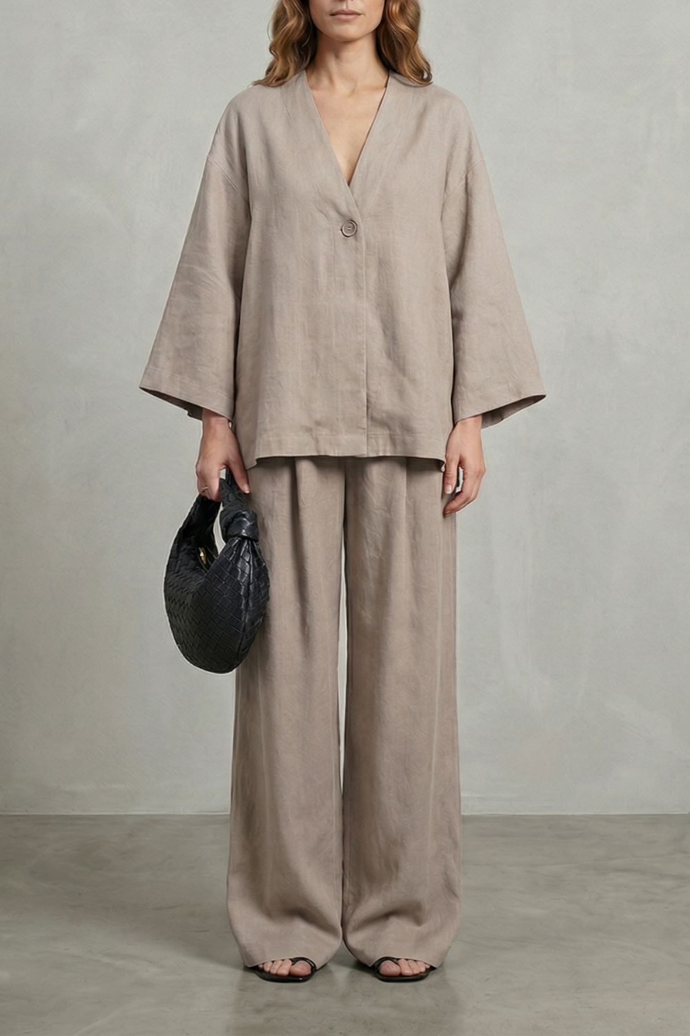 Morvella – Relaxed wrap silhouette – Two piece set