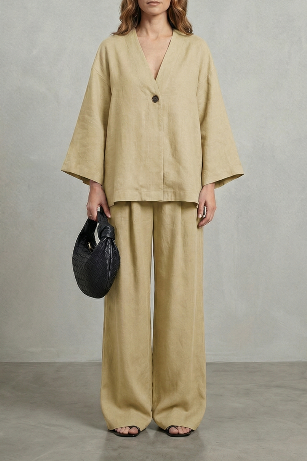 Morvella – Relaxed wrap silhouette – Two piece set