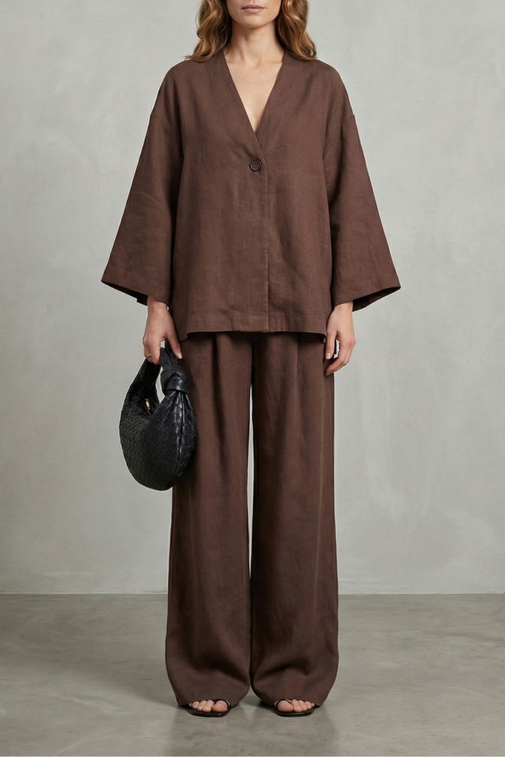 Morvella – Relaxed wrap silhouette – Two piece set