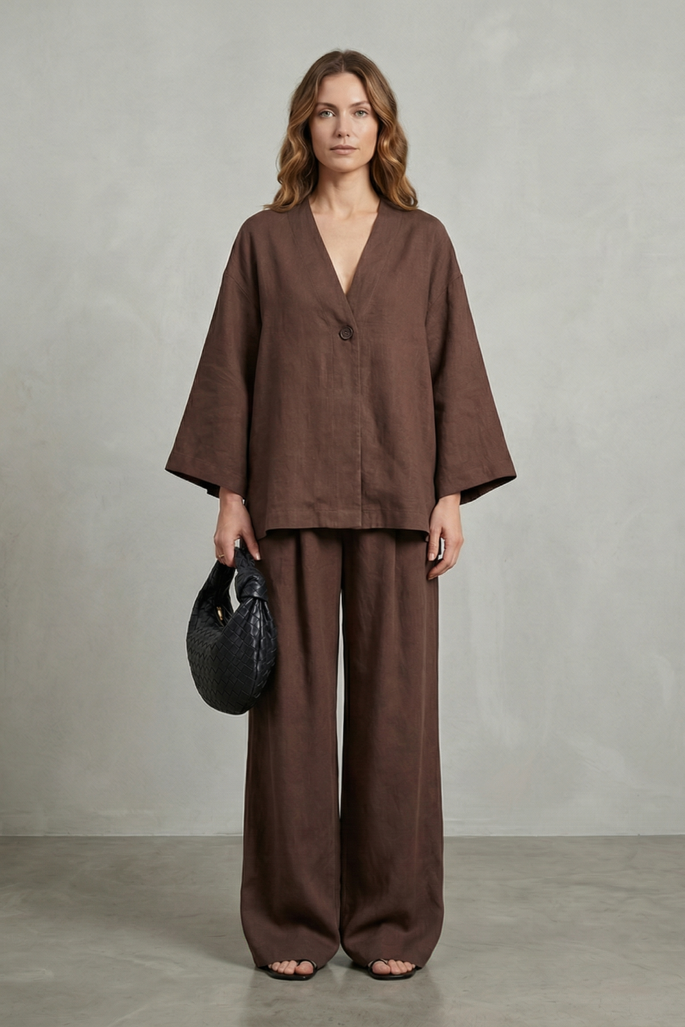 Morvella – Relaxed wrap silhouette – Two piece set