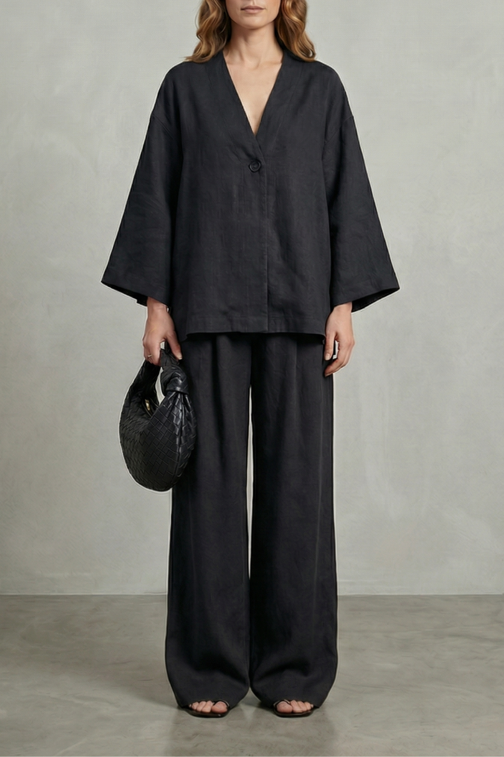 Morvella – Relaxed wrap silhouette – Two piece set