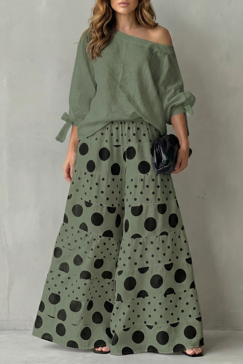 Polviera – Playful polka flow – Two piece set