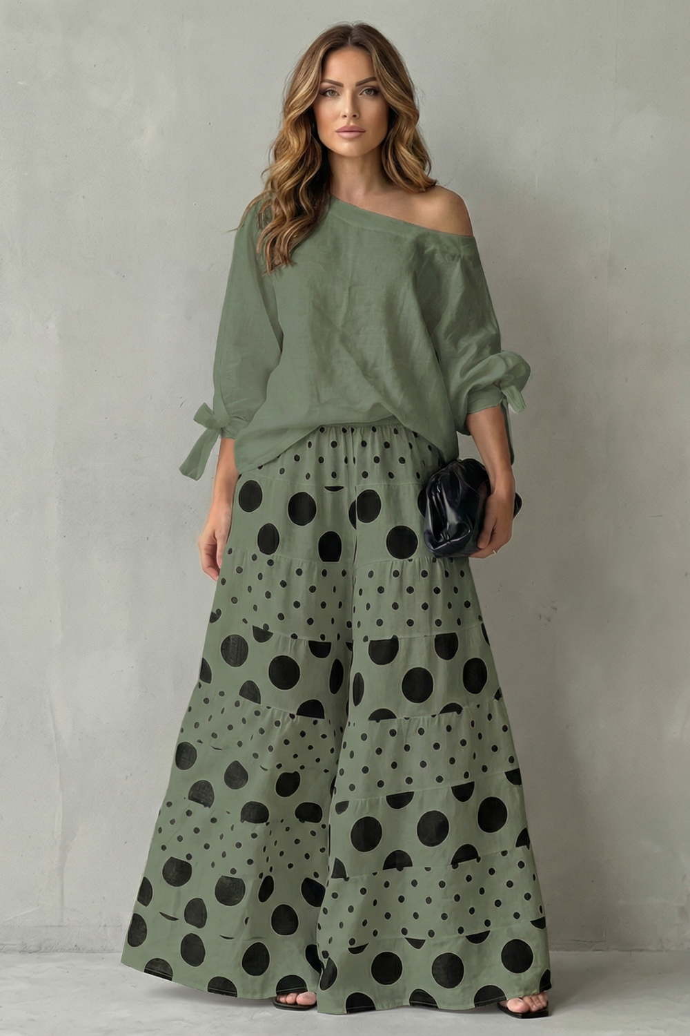 Polviera – Playful polka flow – Two piece set