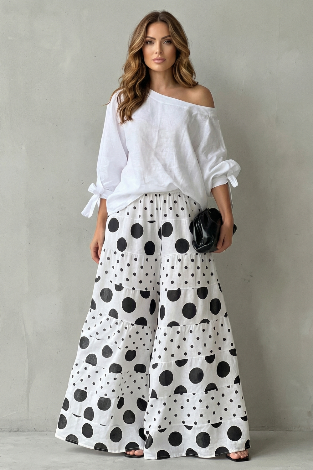 Polviera – Playful polka flow – Two piece set