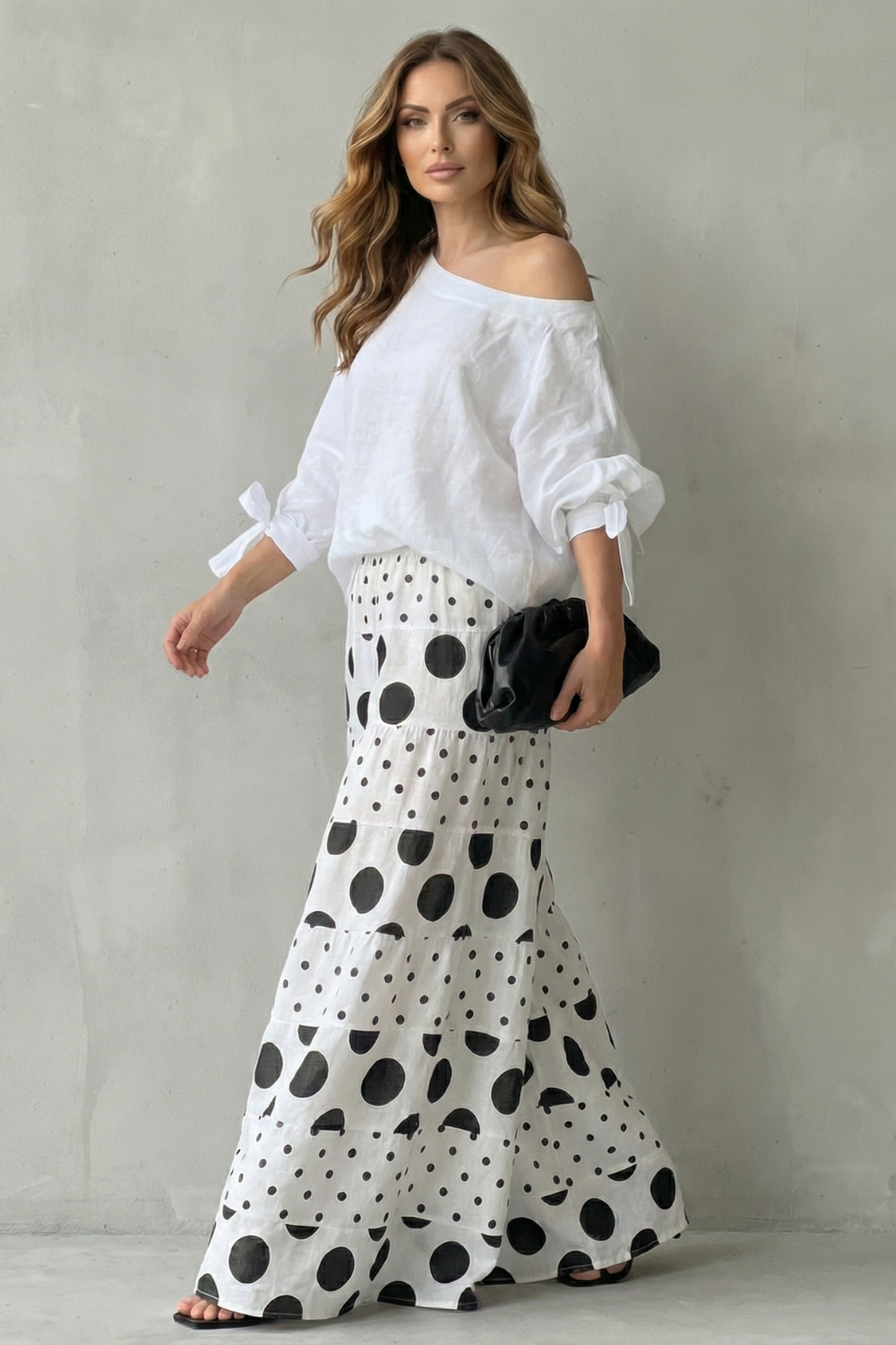 Polviera – Playful polka flow – Two piece set