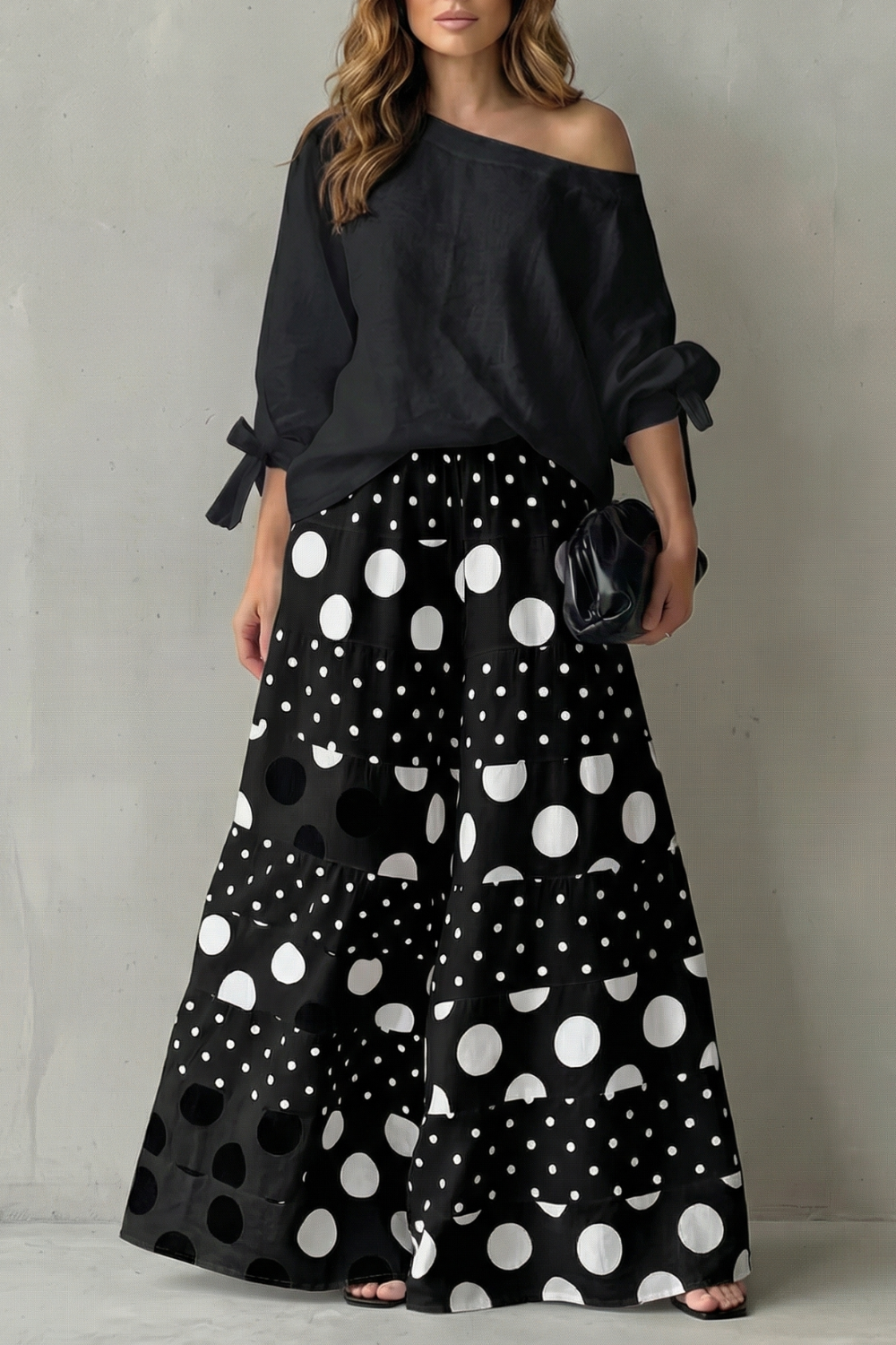 Polviera – Playful polka flow – Two piece set