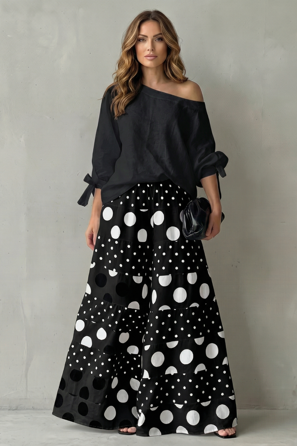 Polviera – Playful polka flow – Two piece set