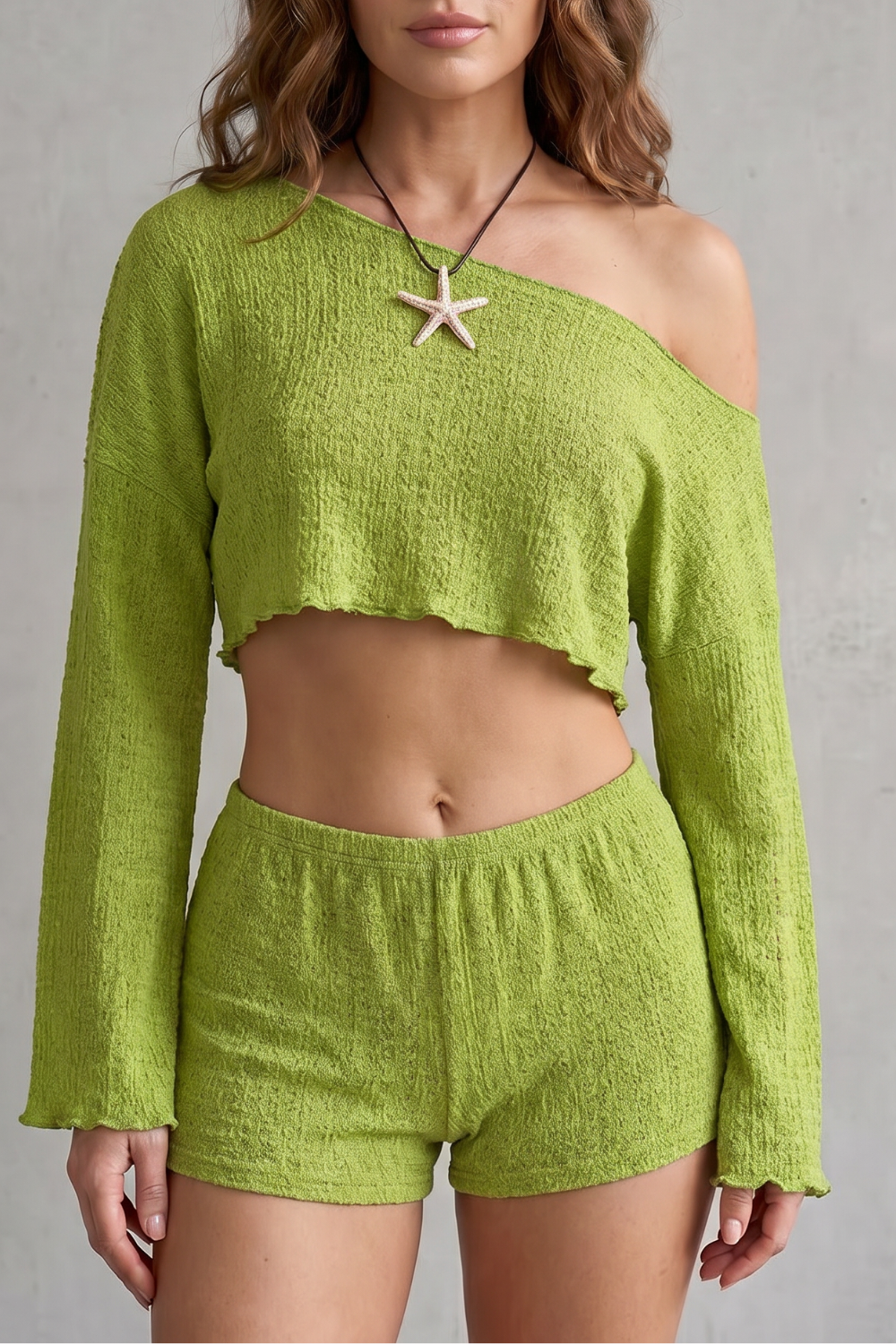 Sorélia – Bohemian stripe allure – Shorts set