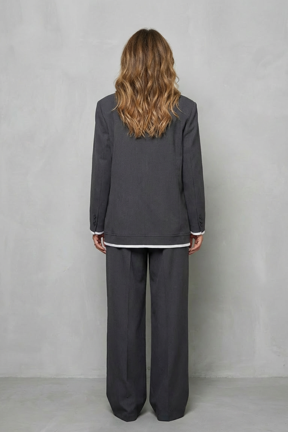 Talia – Elegant Wide-Leg Pantsuit Set – Two-Piece Power Look