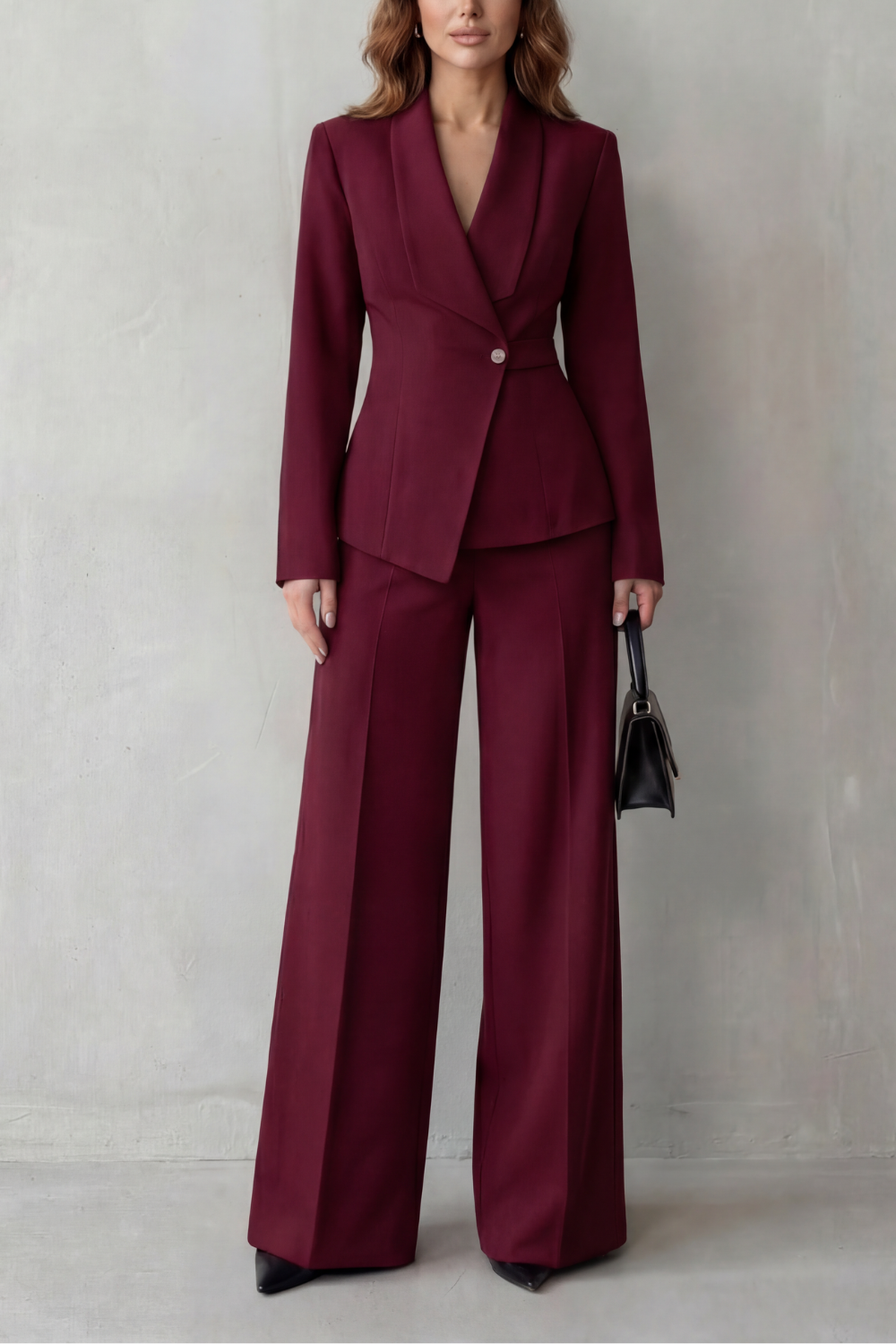 Valdérie – Sculpted waist – Tailored suit set