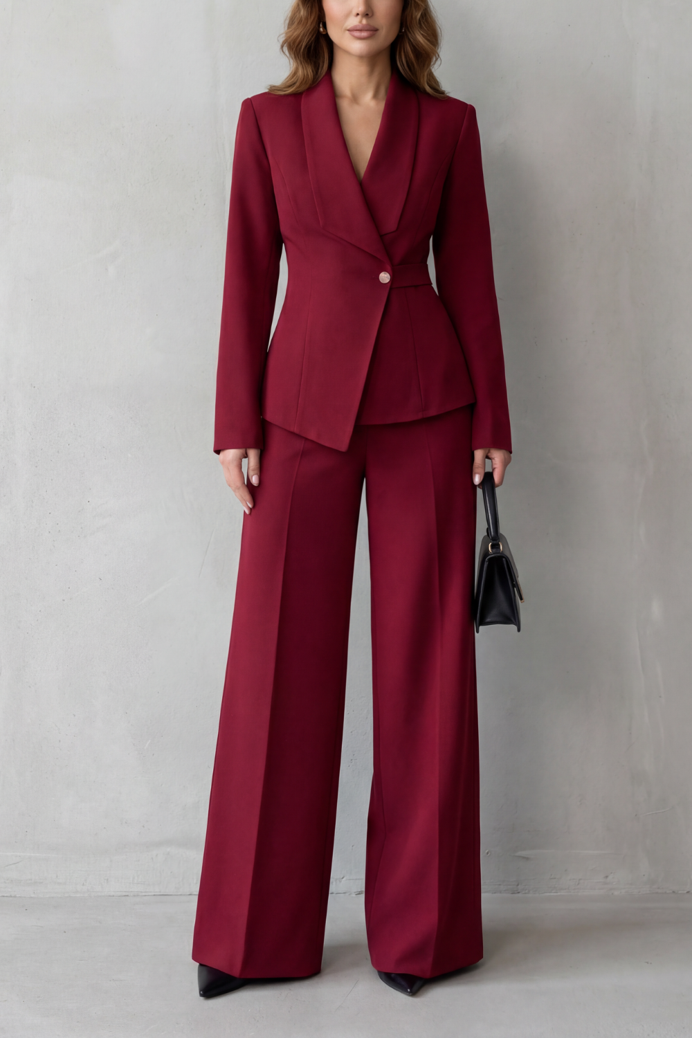Valdérie – Sculpted waist – Tailored suit set