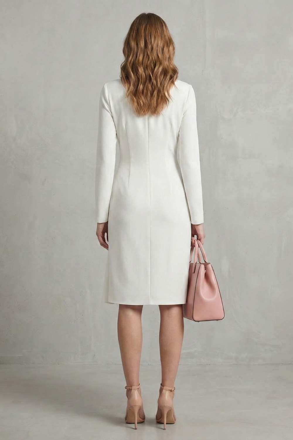 Valerisse – Draped waist elegance – Midi dress