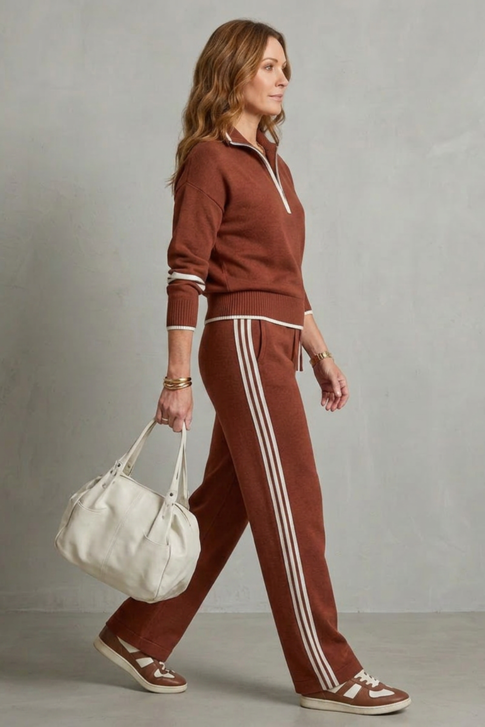 Vallora – Sporty contrast trim – Lounge set