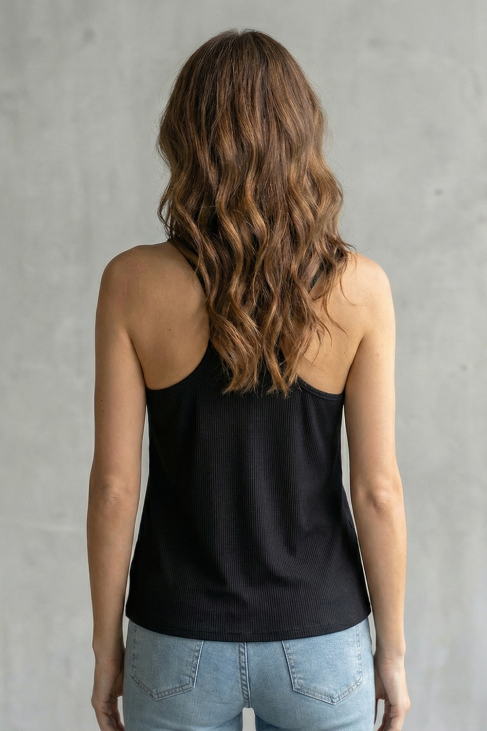 Velisse – Sheer mesh neckline – Camisole top