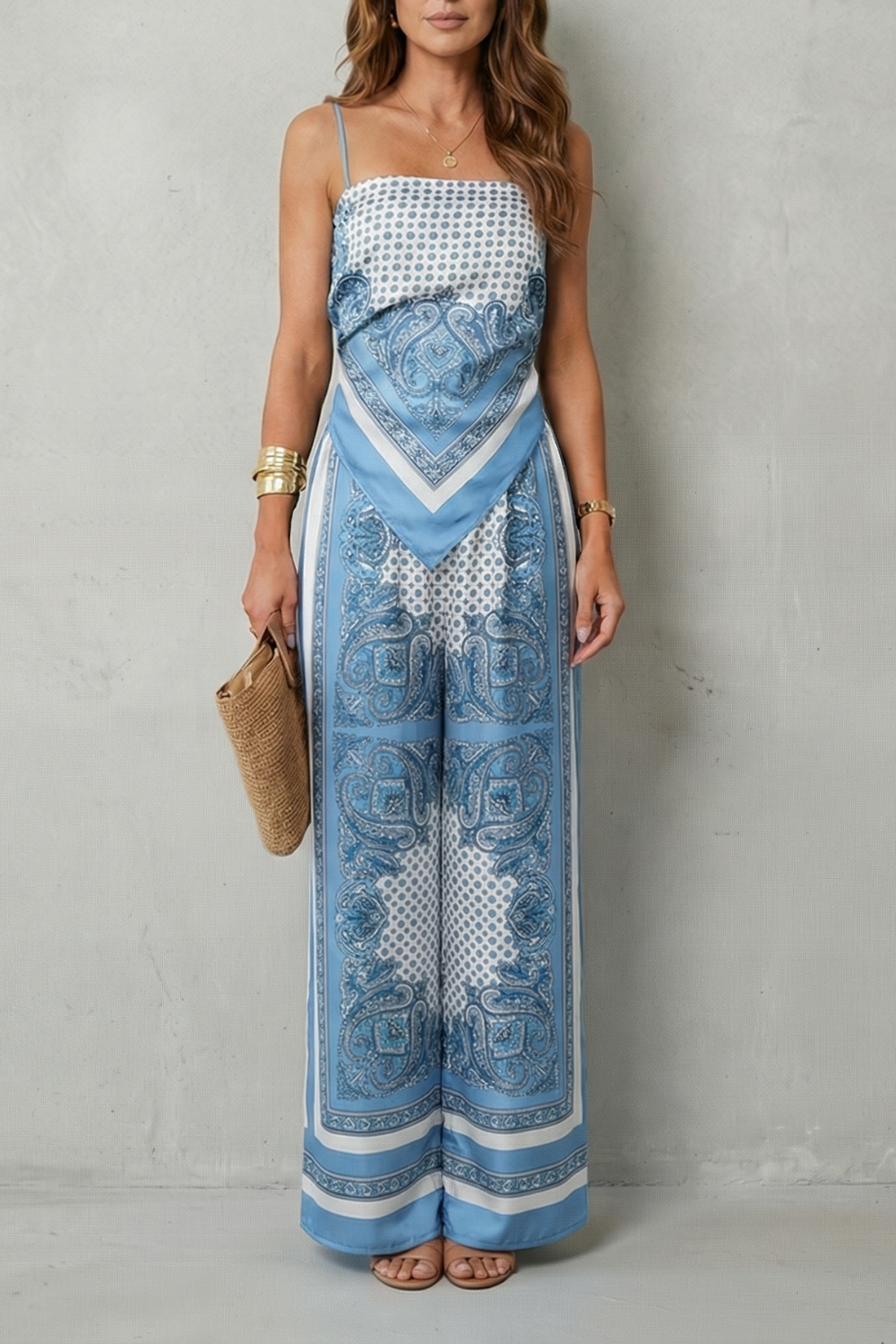 Zafloria – Ornate printed flow – Two piece set