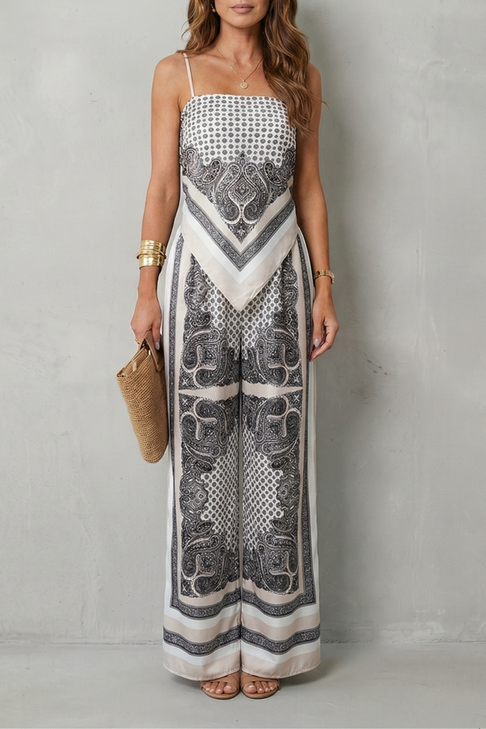 Zafloria – Ornate printed flow – Two piece set