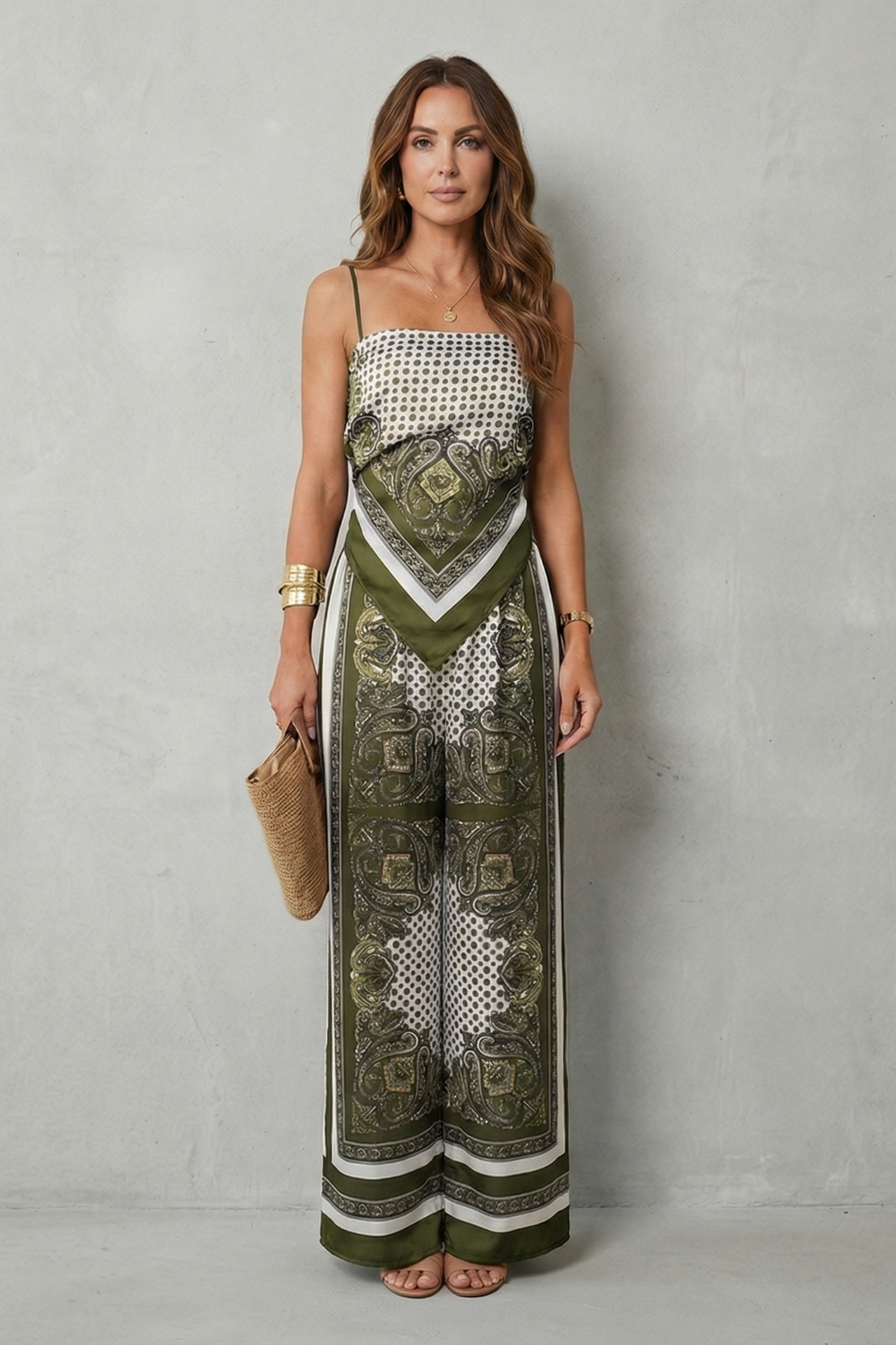 Zafloria – Ornate printed flow – Two piece set