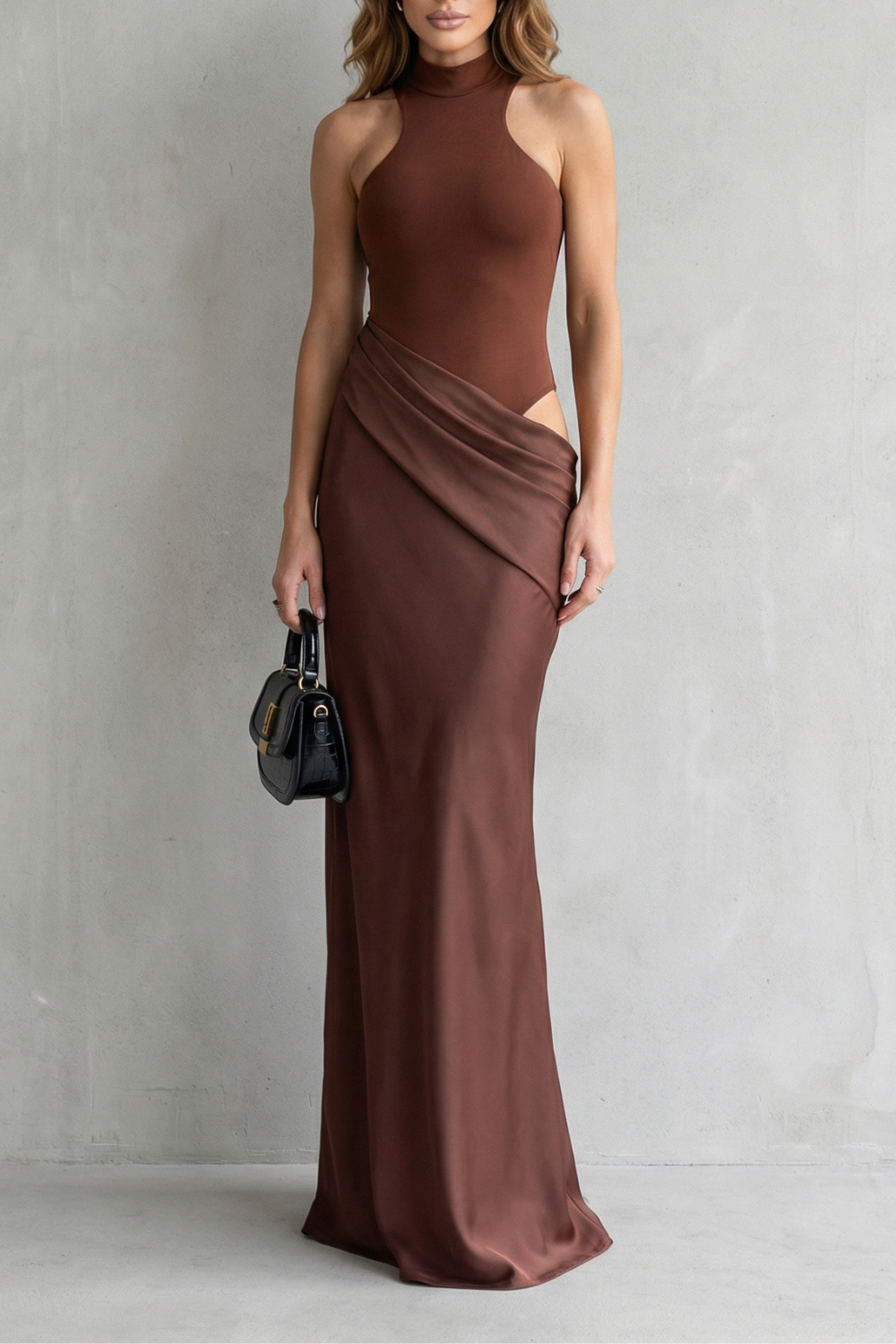 Zara – Sculpted allure – Women’s Cut-Out Maxi Dress